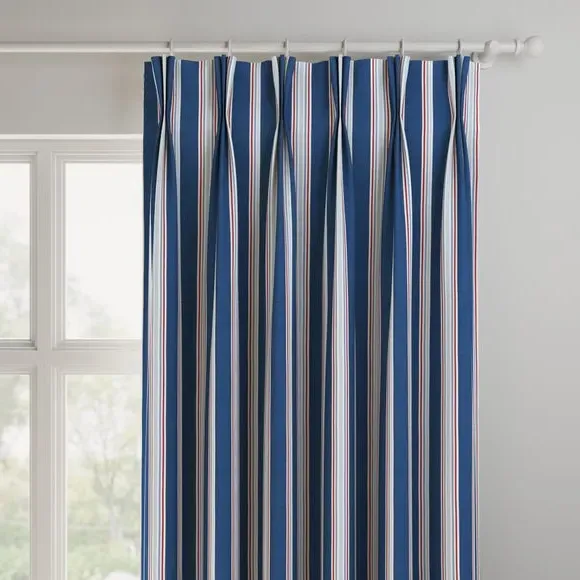 Made to Measure Fire Retardant Curtains - Nautical