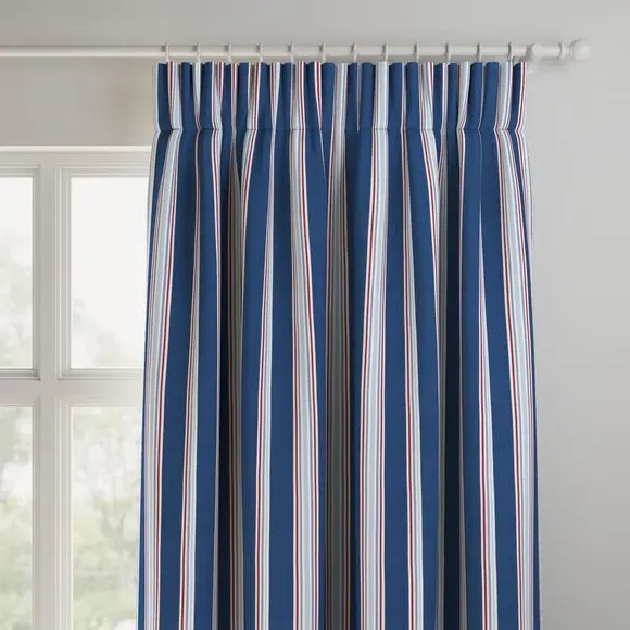 Made to Measure Fire Retardant Curtains - Nautical