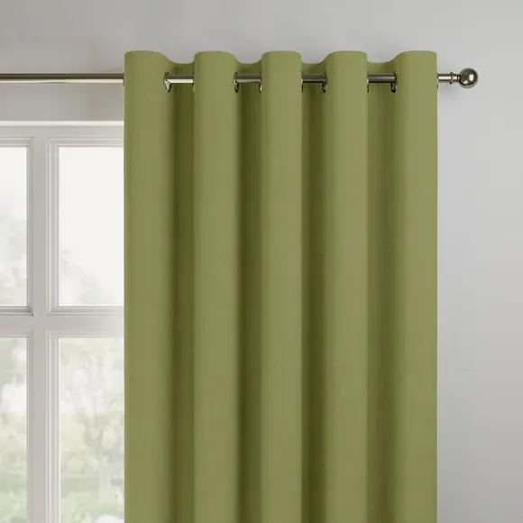 Made to Measure Fire Retardant Curtains - Pistachio