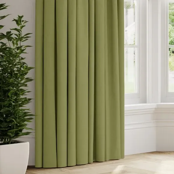 Made to Measure Fire Retardant Curtains - Pistachio