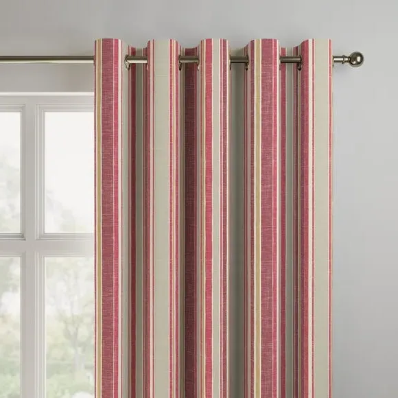 Made to Measure Fire Retardant Curtains - Scarlet