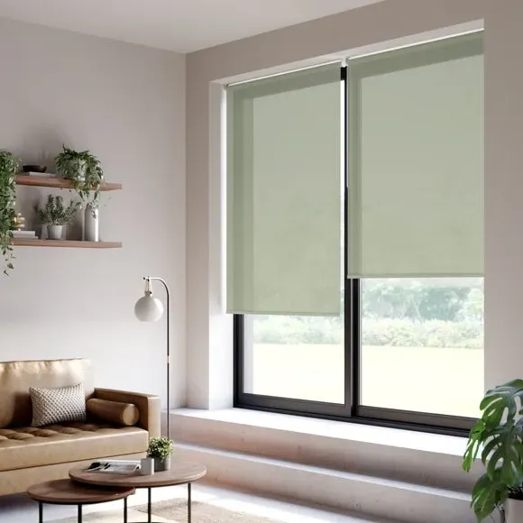 Made to Measure Roller Blind - Sage, Sheer