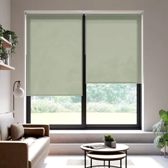 Made to Measure Roller Blind - Sage, Sheer