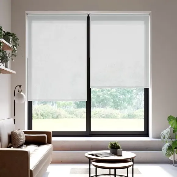 Made to Measure Roller Blind - White, Sheer