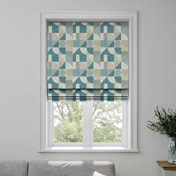 Made to Measure Roman Blind - Adler Seafoam