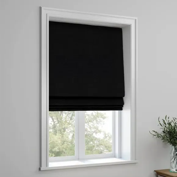 Made to Measure Roman Blind - Black