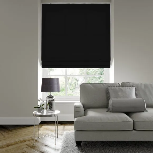 Made to Measure Roman Blind - Black image