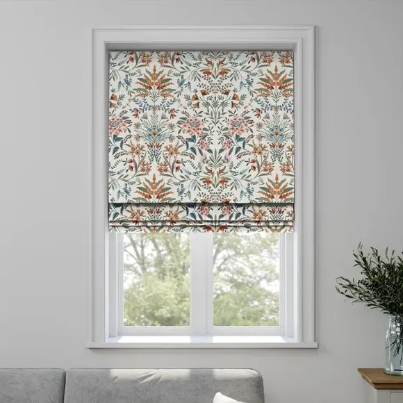 Made to Measure Roman Blind - Blue, Cotton