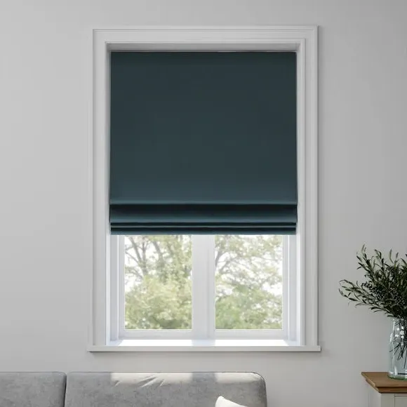 Made to Measure Roman Blind - Blue