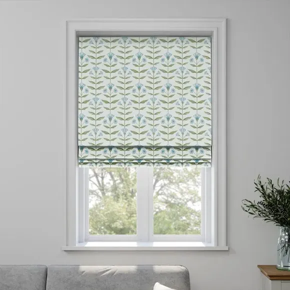 Made to Measure Roman Blind - Bluebell, Cotton