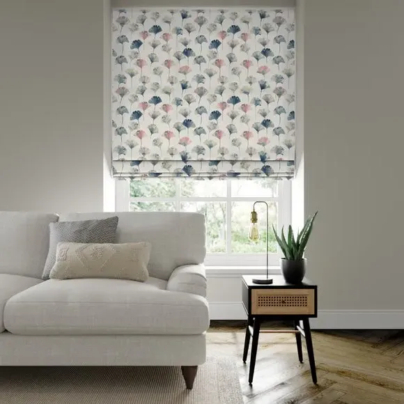 Made to Measure Roman Blind - Blush, Floral image