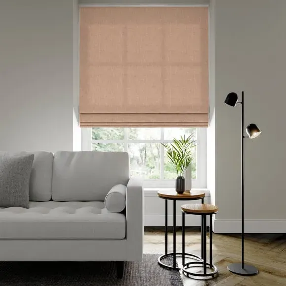 Made to Measure Roman Blind - Bronte Clay, Polyester