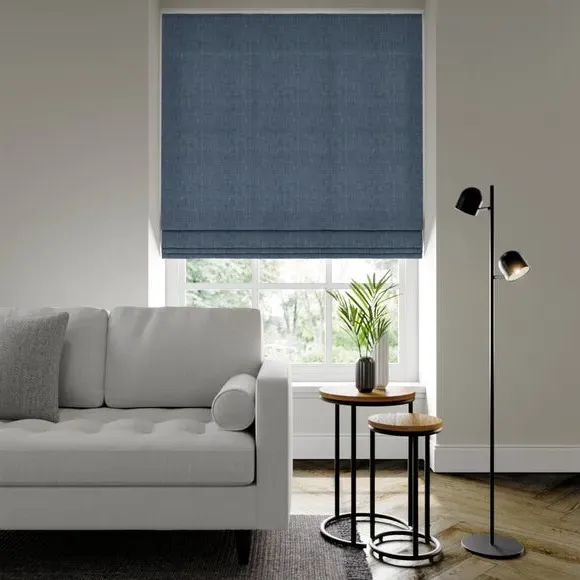 Made to Measure Roman Blind - Bronte Ink, Polyester image