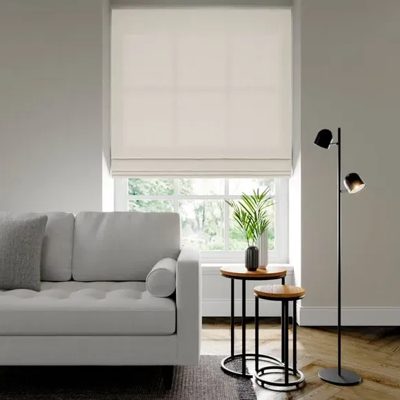 Made to Measure Roman Blind - Bronte Pearl, Polyester