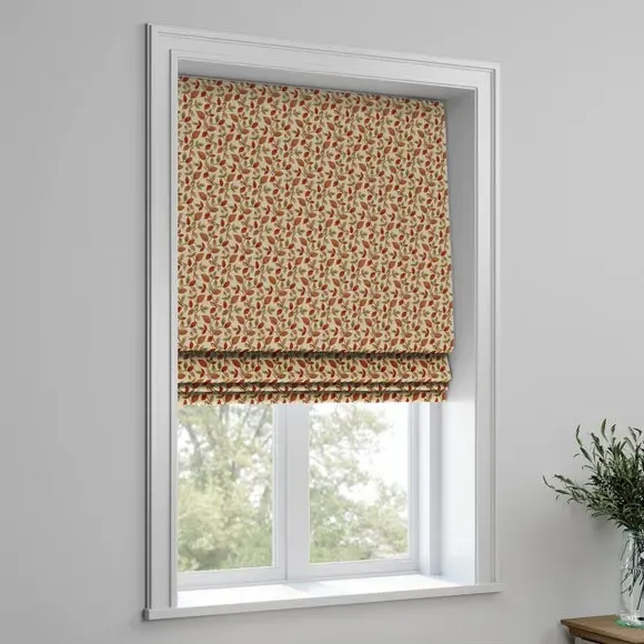 Made to Measure Roman Blind - Burnt Orange