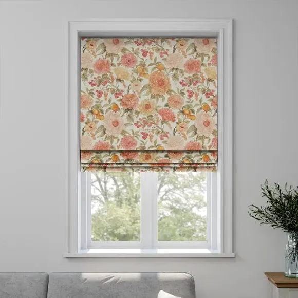 Made to Measure Roman Blind - Burnt Sienna, Cotton