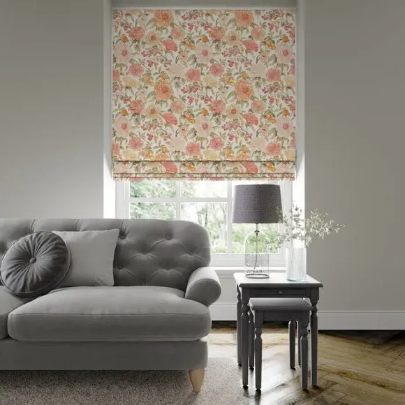Made to Measure Roman Blind - Burnt Sienna, Cotton image