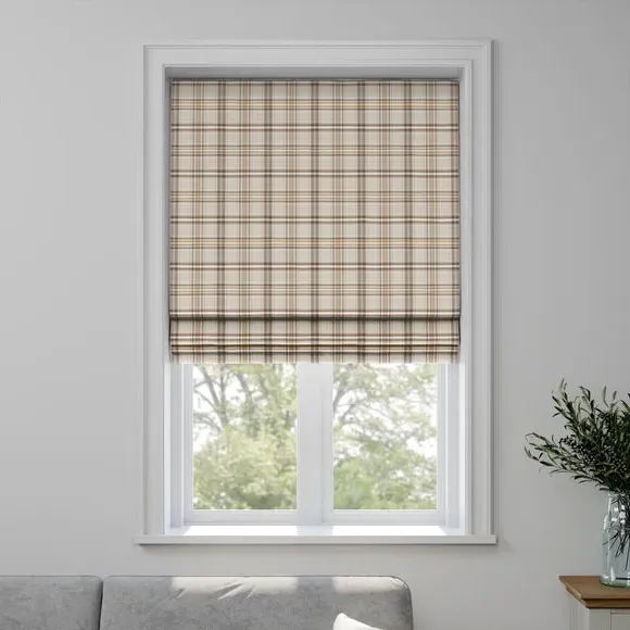 Made to Measure Roman Blind - Butterscotch, Fire