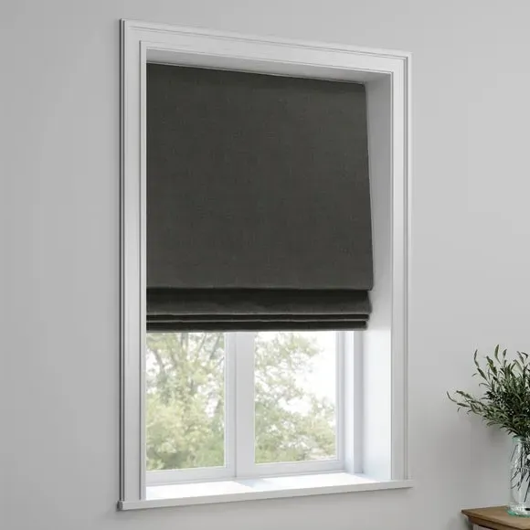 Made to Measure Roman Blind - Charcoal