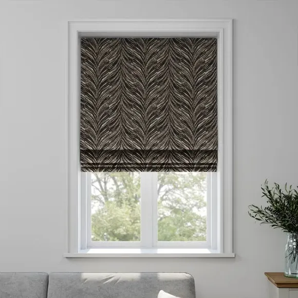 Made to Measure Roman Blind - Charcoal