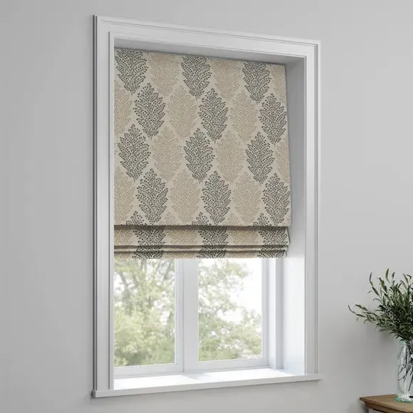 Made to Measure Roman Blind - Charcoal