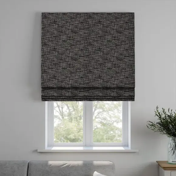 Made to Measure Roman Blind - Charcoal, Recycled