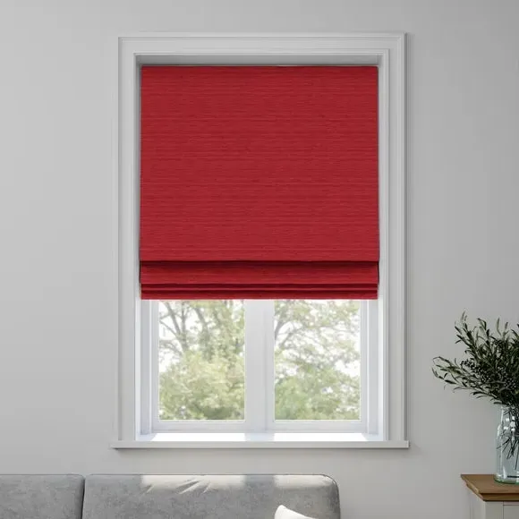 Made to Measure Roman Blind - Cherry, Polyester