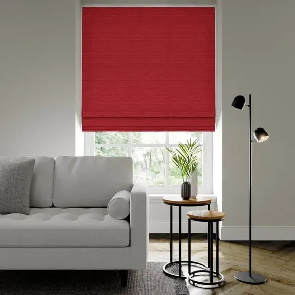 Made to Measure Roman Blind - Cherry, Polyester image