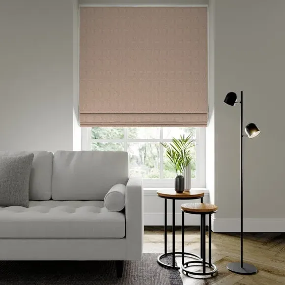 Made to Measure Roman Blind - Coral, Polycotton image