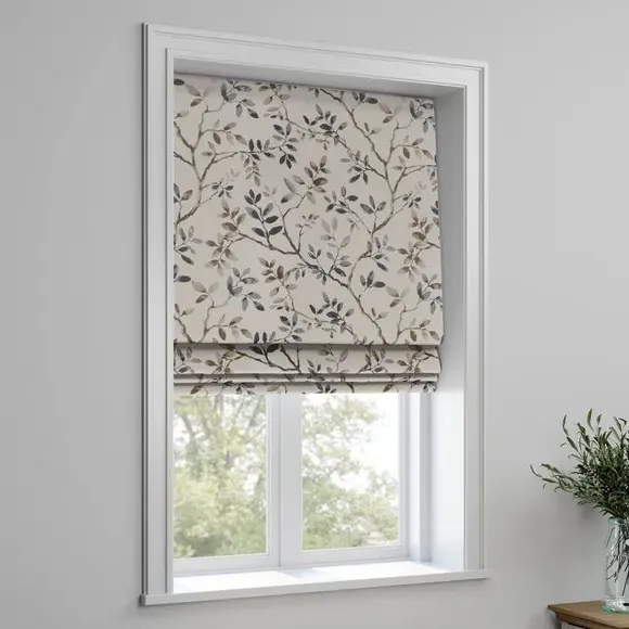 Made to Measure Roman Blind - Denim, Floral