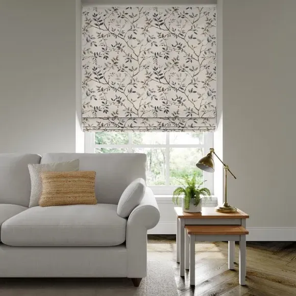 Made to Measure Roman Blind - Denim, Floral