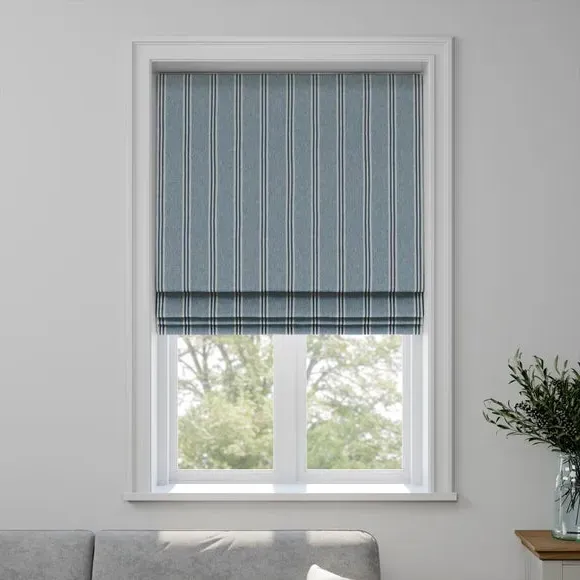 Made to Measure Roman Blind - Denim, Jacquard