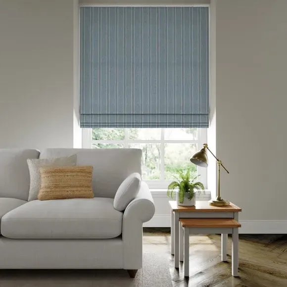 Made to Measure Roman Blind - Denim, Jacquard image