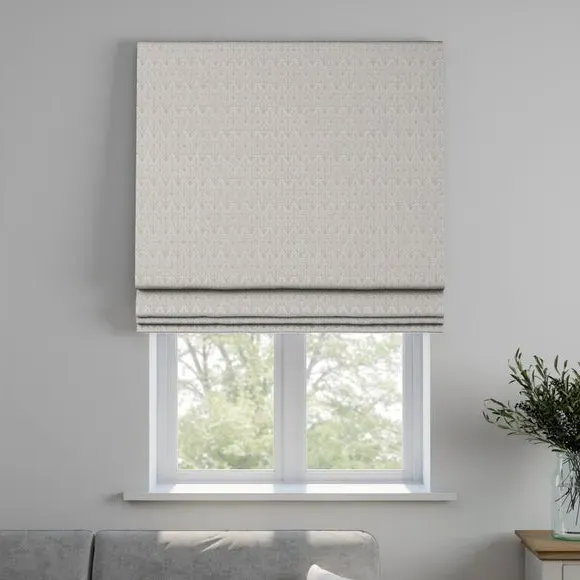 Made to Measure Roman Blind - Dove, Fire Retardant