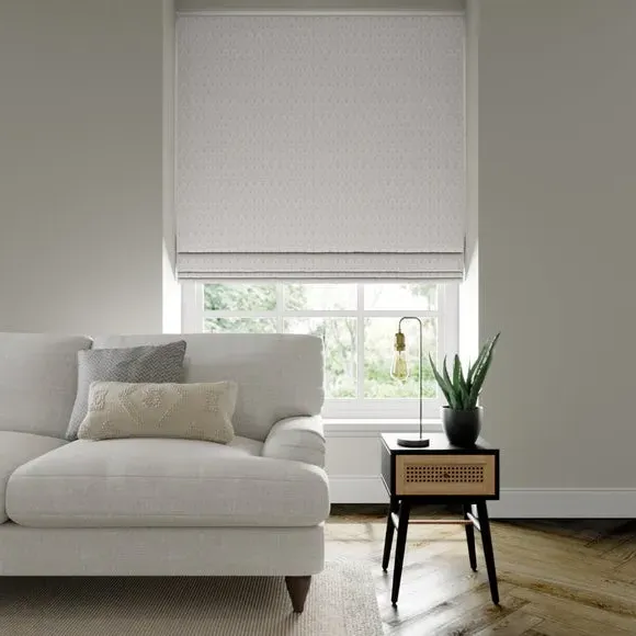 Made to Measure Roman Blind - Dove, Fire Retardant image