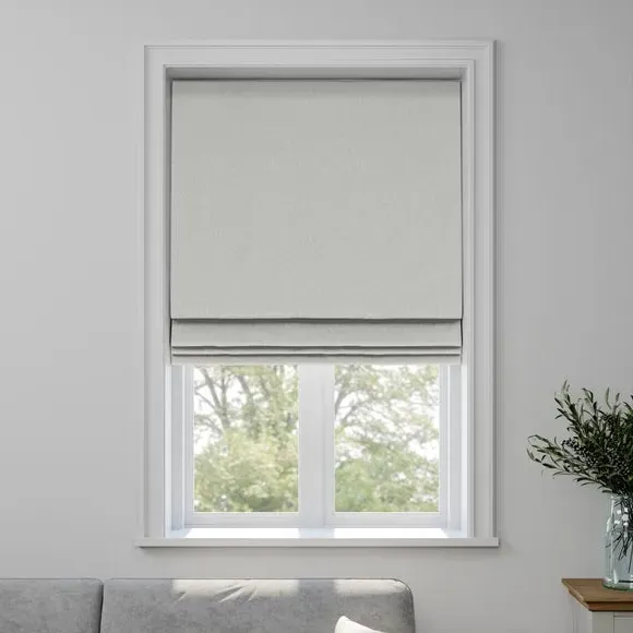 Made to Measure Roman Blind - Dove, Polycotton