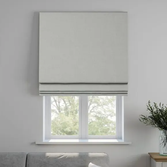 Made to Measure Roman Blind - Dove, Polycotton