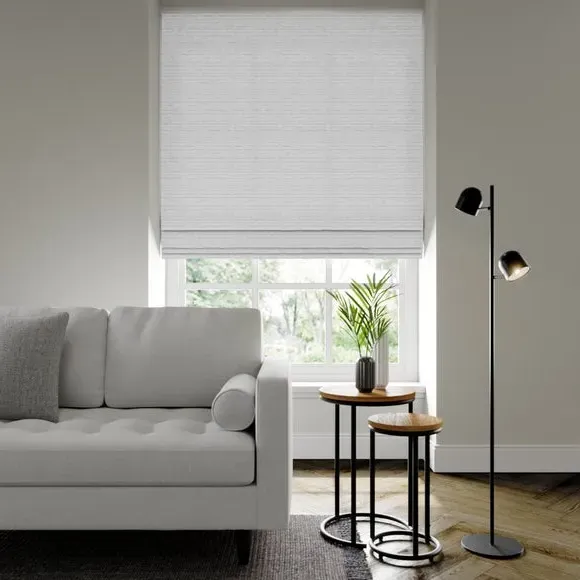 Made to Measure Roman Blind - Dove, Polyester