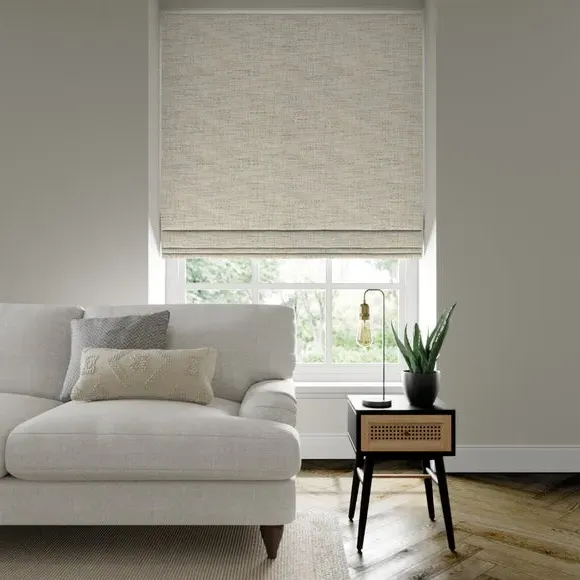 Made to Measure Roman Blind - Dove, Recycled
