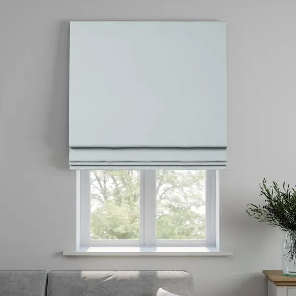 Made to Measure Roman Blind - Duck Egg, Cotton