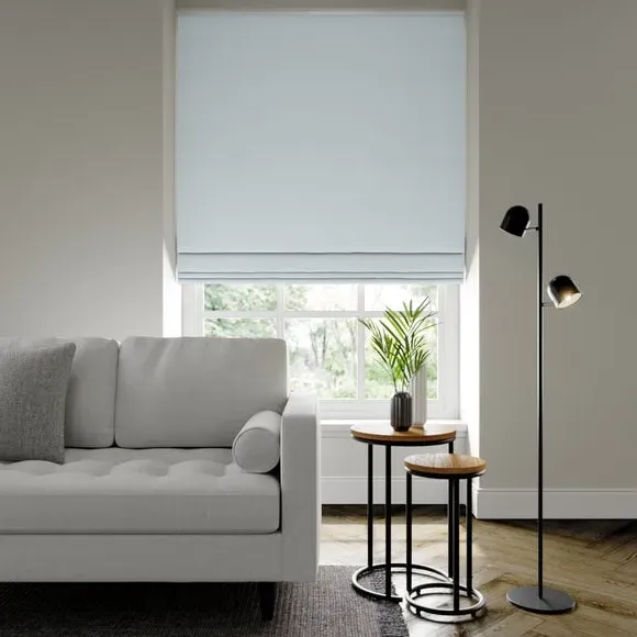Made to Measure Roman Blind - Duck Egg, Cotton