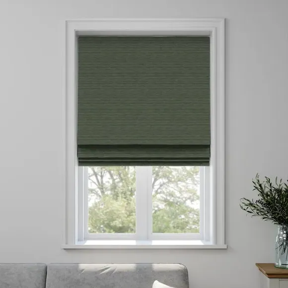 Made to Measure Roman Blind - Emerald, Polyester