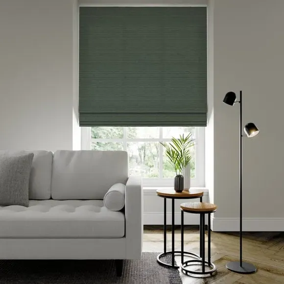 Made to Measure Roman Blind - Emerald, Polyester