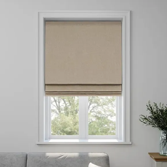 Made to Measure Roman Blind - Fawn, Polycotton