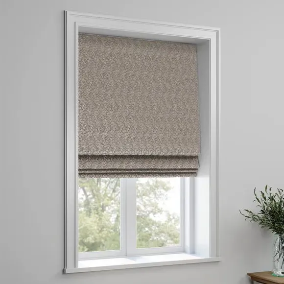 Made to Measure Roman Blind - Grey, Jacquard