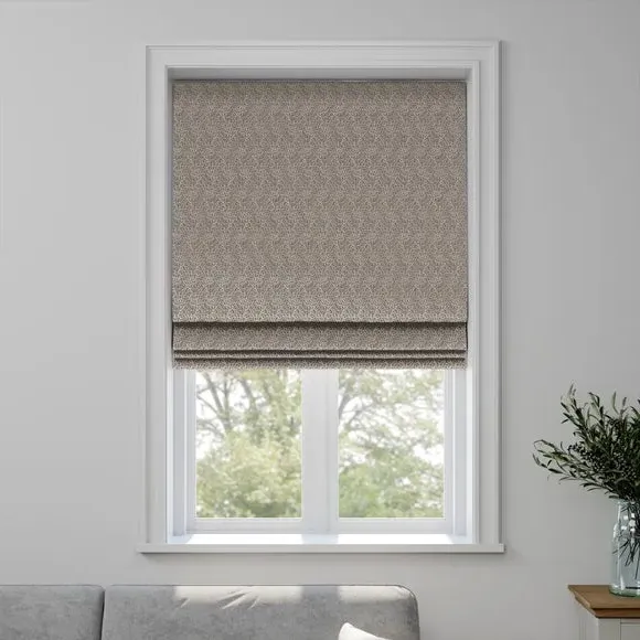 Made to Measure Roman Blind - Grey, Jacquard