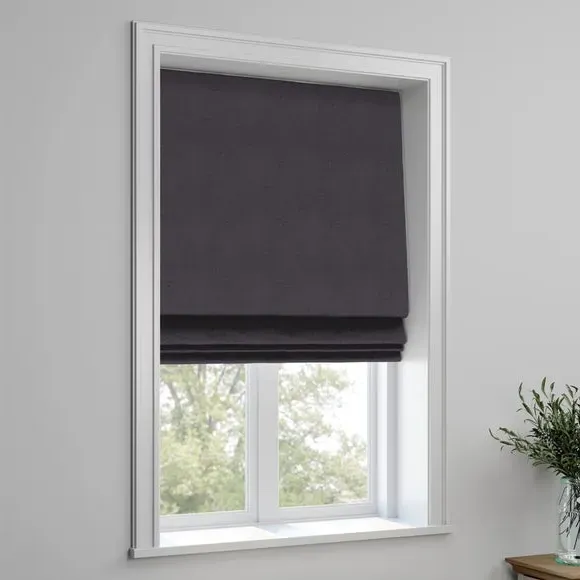 Made to Measure Roman Blind - Grey, Textured