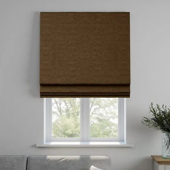 Made to Measure Roman Blind - Hickory, Velvet
