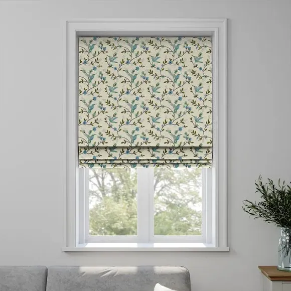 Made to Measure Roman Blind - Indigo, Polycotton