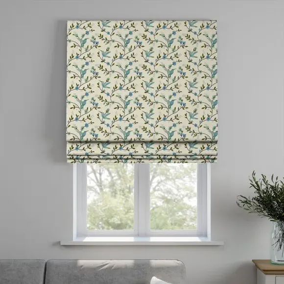 Made to Measure Roman Blind - Indigo, Polycotton